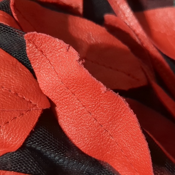 Stillman Studio New York Vintage Red Coat cut out size XL - Picture 12 of 12